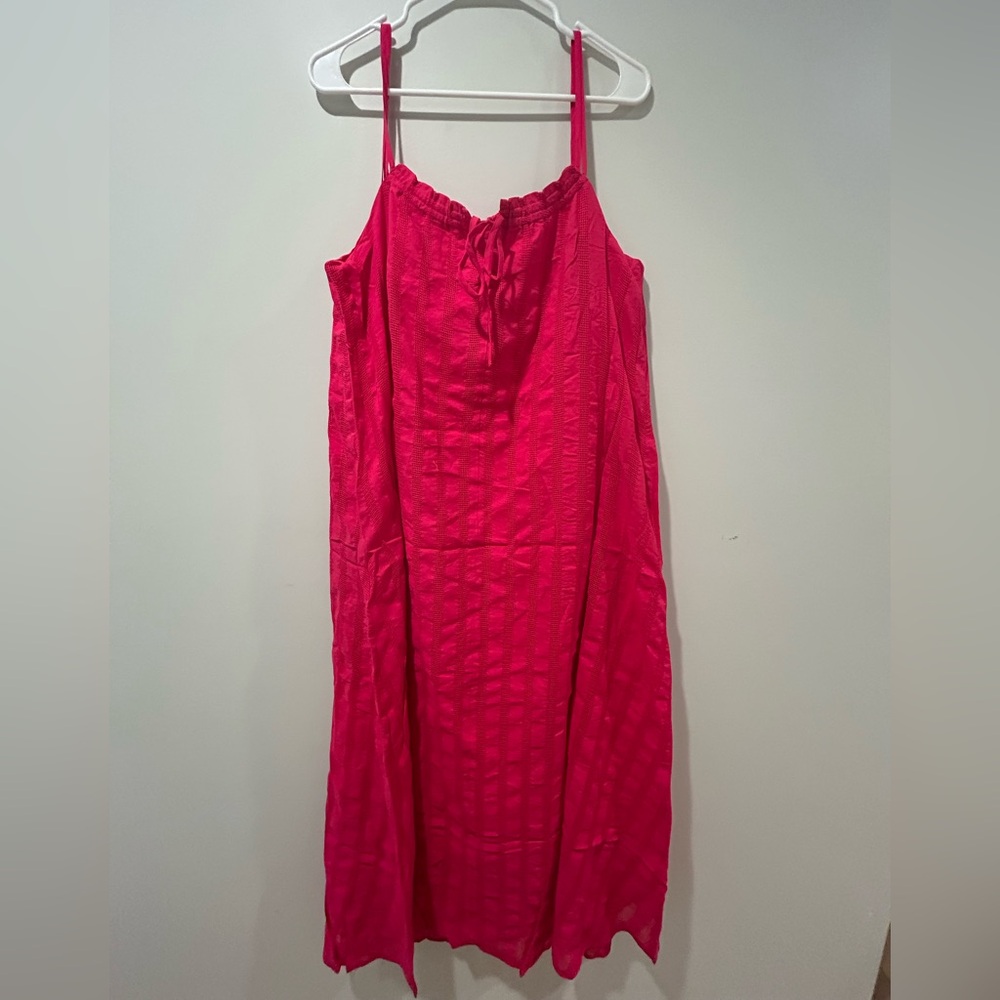 BB Dakota Pink Maxi Dress 100% Cotton - Picture 8 of 10